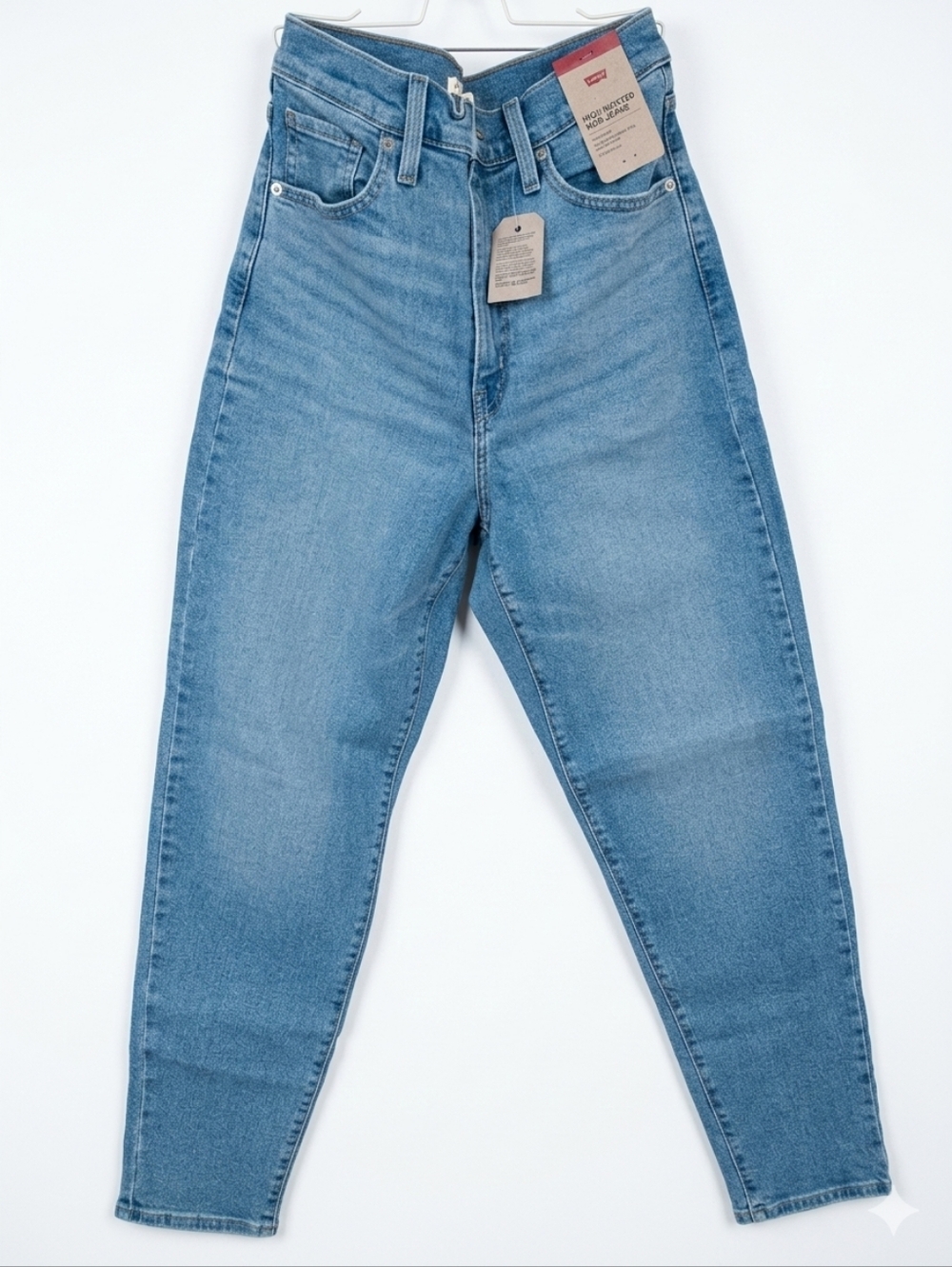 Levi's Light Blue High-Waisted Relaxed Mom Jeans